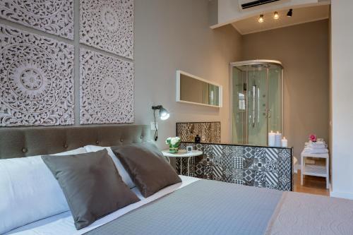 Ένα ή περισσότερα κρεβάτια σε δωμάτιο στο Stampace Apartments