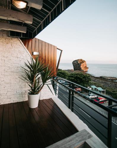 Chuanfanrock Haku Beach Days Innにあるバルコニーまたはテラス