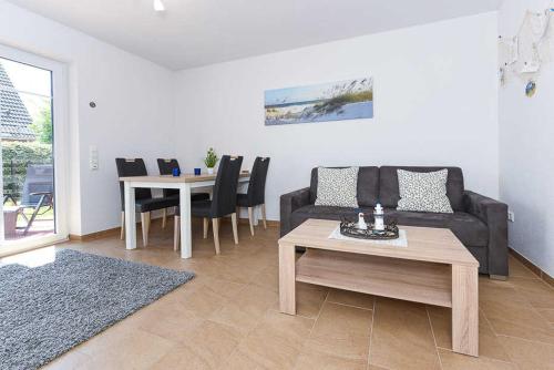 Posezení v ubytování Ferienwohnung Seeperle