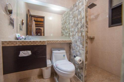 Kupatilo u objektu Hotel Jovel