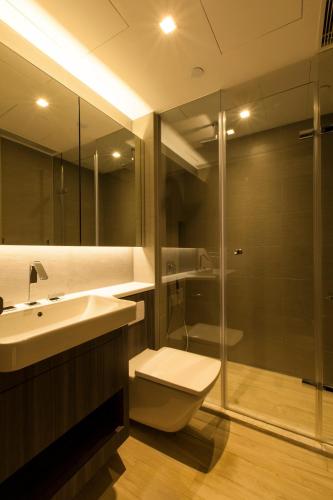 Vannituba majutusasutuses CM+ Hotels and Serviced Apartments