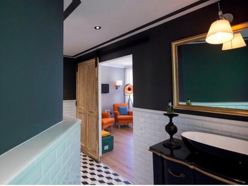 Postel nebo postele na pokoji v ubytování Art Hotel Riposo