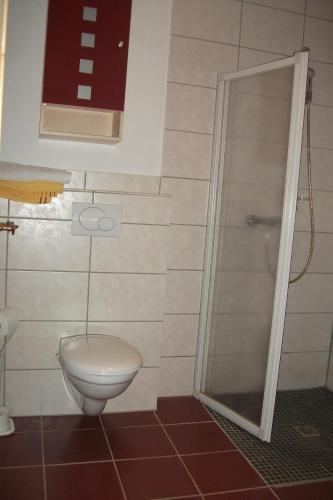 Koupelna v ubytování Landhaus-Nordseekueste