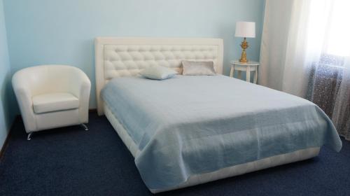 Кровать или кровати в номере "Souvenir" Apartments