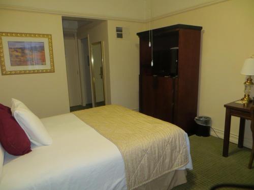 Postel nebo postele na pokoji v ubytování Hotel San Carlos