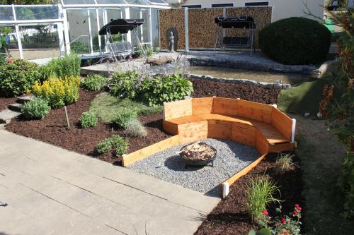 Un jardín fuera de Wellness & Ayurveda Hotel Am Eichenberg