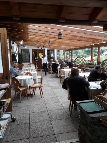 Restoran atau tempat lain untuk makan di Appartamenti Là-Haut