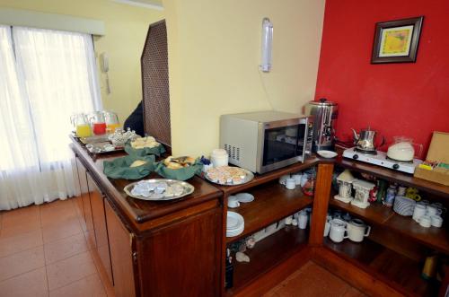 Køkken eller tekøkken på Hostería Casa Blanca Iguazú