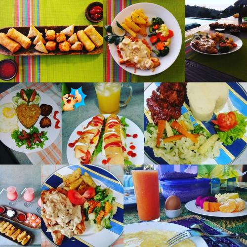 Mad i villaen eller i nærheden