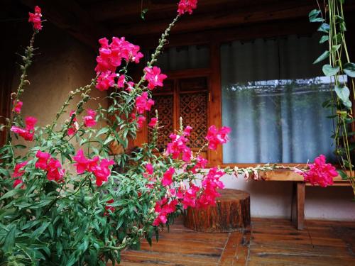 Courtyard Shangri-la 藏舍小院にある庭