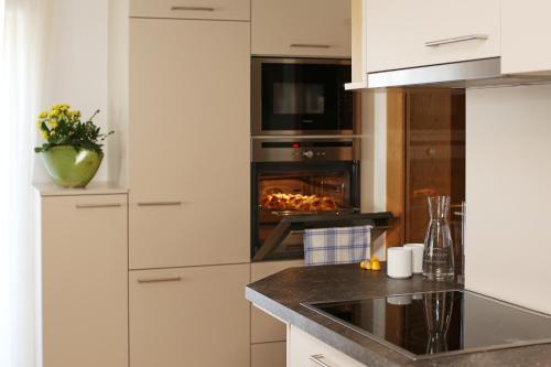 Köök või kööginurk majutusasutuses Haus Topa