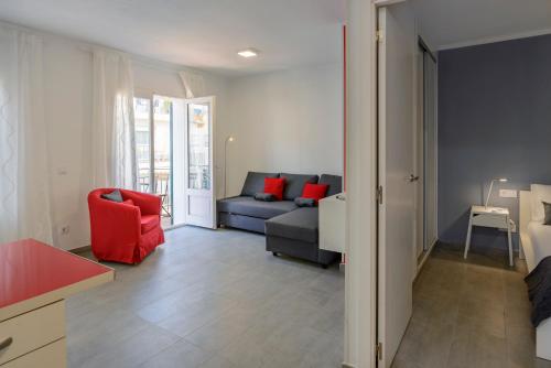 Posezení v ubytování NS Apartaments