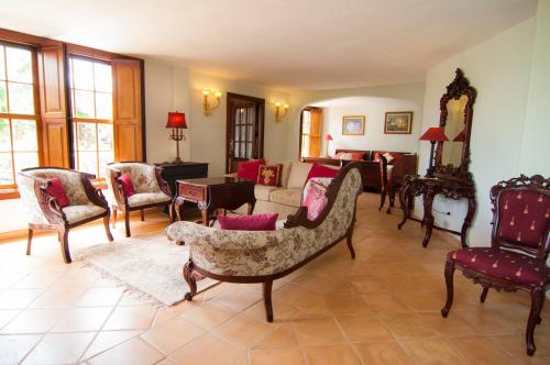Гостиная зона в Finca Arminda