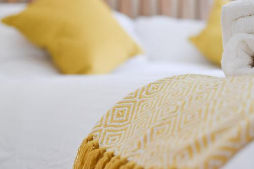 a close up of a mattress on a bed at Hillyard Mews in Newcastle