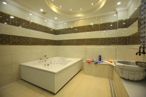 Koupelna v ubytování Ugur Termal Residence