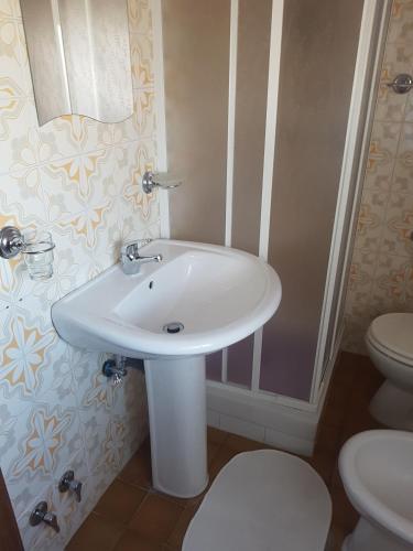 Koupelna v ubytování B&B Dolce Casa