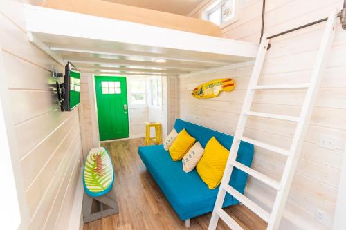 TV a/nebo společenská místnost v ubytování Tiny House Siesta