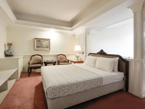 Katil atau katil-katil dalam bilik di Forbes Hotel