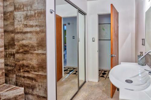 Phòng tắm tại Rancho Deluxe