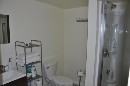 Kylpyhuone majoituspaikassa Homerhome
