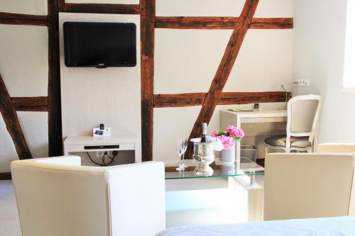 Μια τηλεόραση ή/και κέντρο ψυχαγωγίας στο Hostellerie au Cygne
