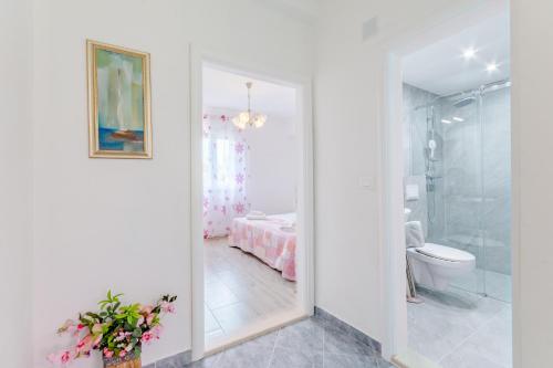 Kúpeľňa v ubytovaní Villa Dinka