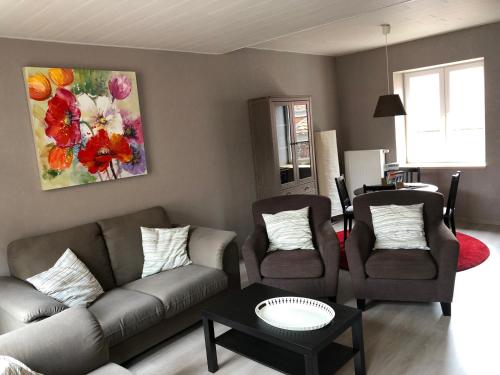 Un lugar para sentarse en Apartment Aurora