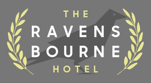 a logo for the ravens bonne hotel at The Ravensbourne Hotel in Bournemouth