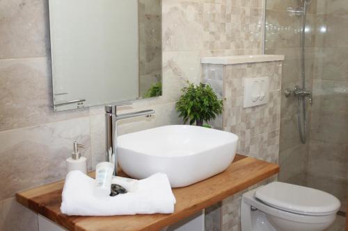 Kúpeľňa v ubytovaní Apartments Platana