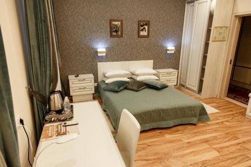 Ένα ή περισσότερα κρεβάτια σε δωμάτιο στο Hotel Amurasso