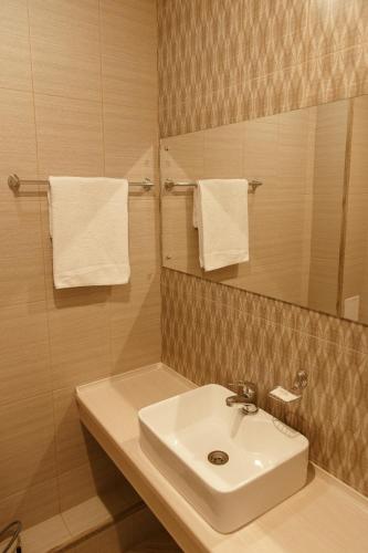 Ένα μπάνιο στο Hotel Amurasso