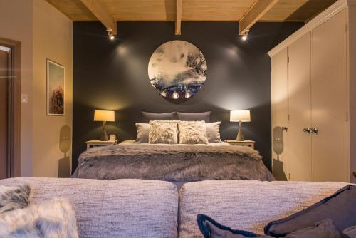 Ένα ή περισσότερα κρεβάτια σε δωμάτιο στο Adelaide Hills Retreats