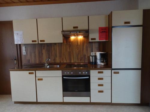 Appartement Vorreiterにあるキッチンまたは簡易キッチン
