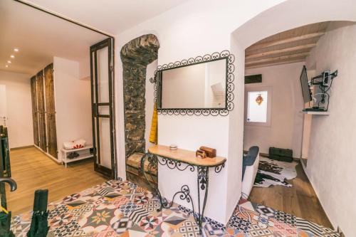 Zona de estar de Casa Bisou Italia con SPA