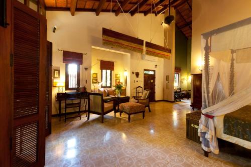 Posezení v ubytování Reef Villa