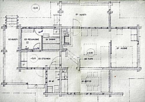 Apgyvendinimo įstaigos Lomakylä Atimo aukšto planas