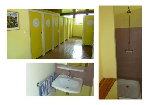 Phòng tắm tại Camping Etang Du Camp