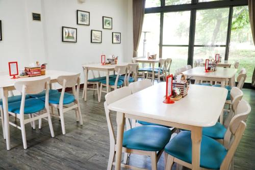 Restaurace v ubytování NCNU Campus Inn暨大行旅