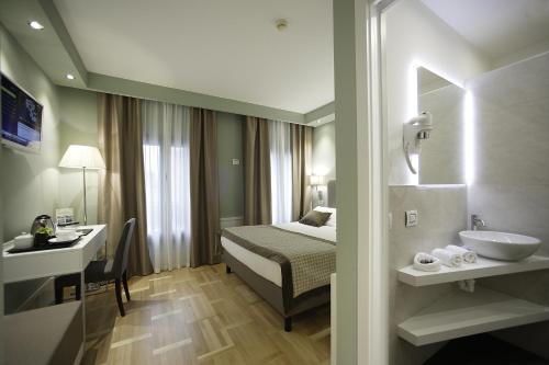Ванная комната в Hotel Forte del 48