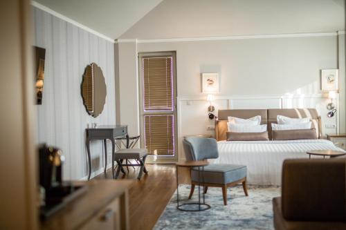 Hotel Residence Promenadeにあるベッド