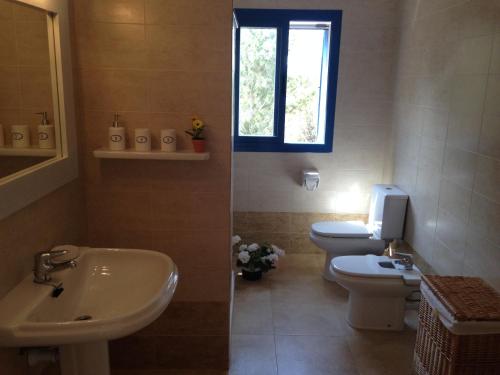 Phòng tắm tại Es Lliri Blanc
