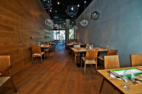 Posezení v ubytování Fabrika Hotel