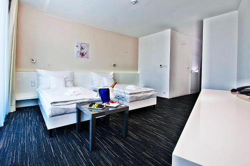Posezení v ubytování Fabrika Hotel