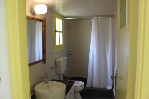 Kylpyhuone majoituspaikassa Villla Giallo