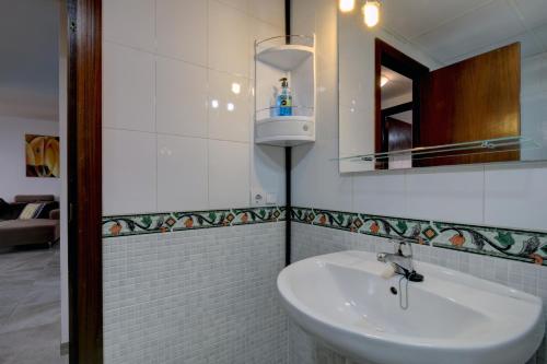 Et badeværelse på Victoria Apartment