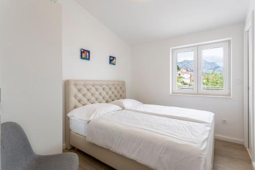 Un pat sau paturi într-o cameră la Villa Lavanda
