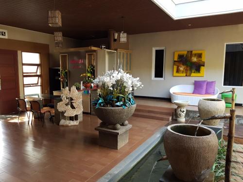 Χώρος καθιστικού στο Narisha Guesthouse