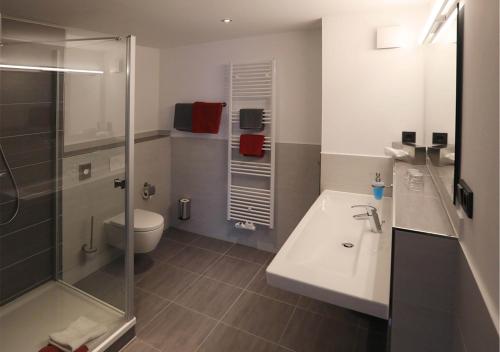 Koupelna v ubytování Hotel 7 Säulen GmbH