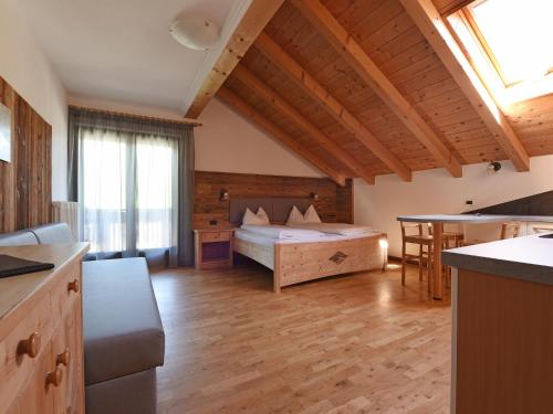 Ένα ή περισσότερα κρεβάτια σε δωμάτιο στο Apart Residence Rautal ***S