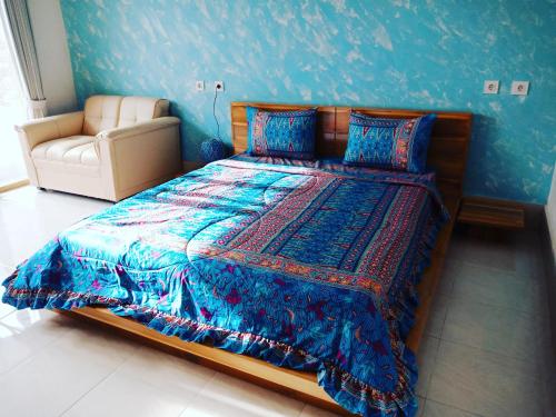 מיטה או מיטות בחדר ב-Dragonfly Hostel and Homestay